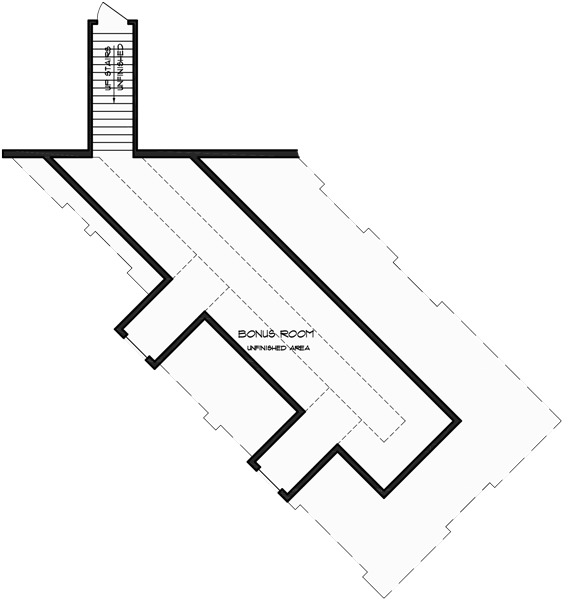 Upper Floor Plan for 9898 Brick house plans, luxury house plans, house plans with bonus room, daylight basement house plans, 9898