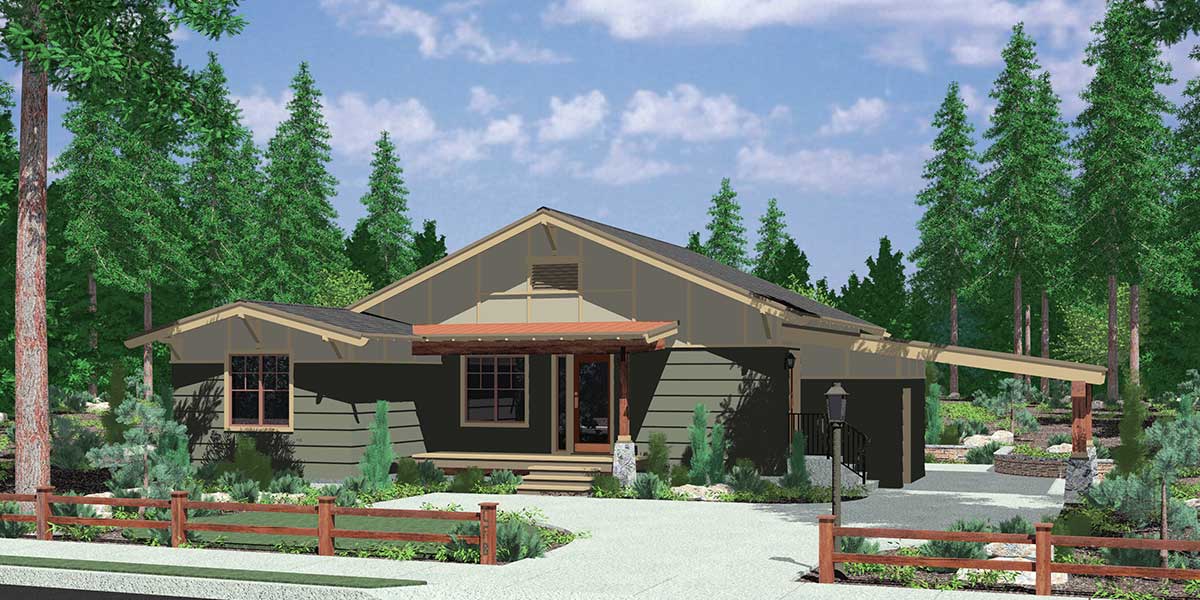 10145 Single Level House Plan features Open Living Area,
Structural Insulated Panels (SIPs) wall construction