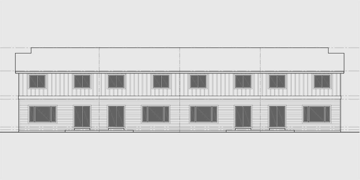 House side elevation view