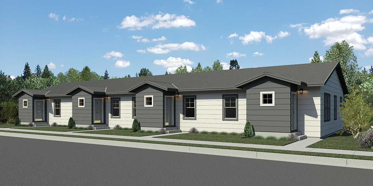 F-714 One level four plex with air lock